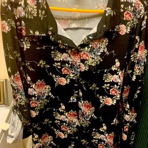 Lularoe Valentina Button down top